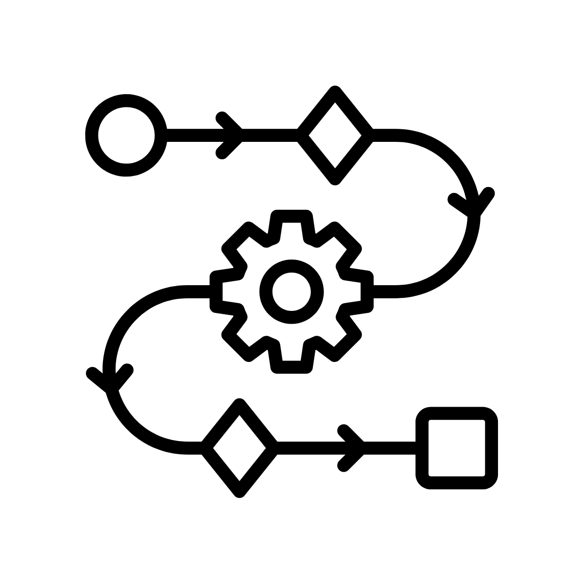 Image of different icons woven together